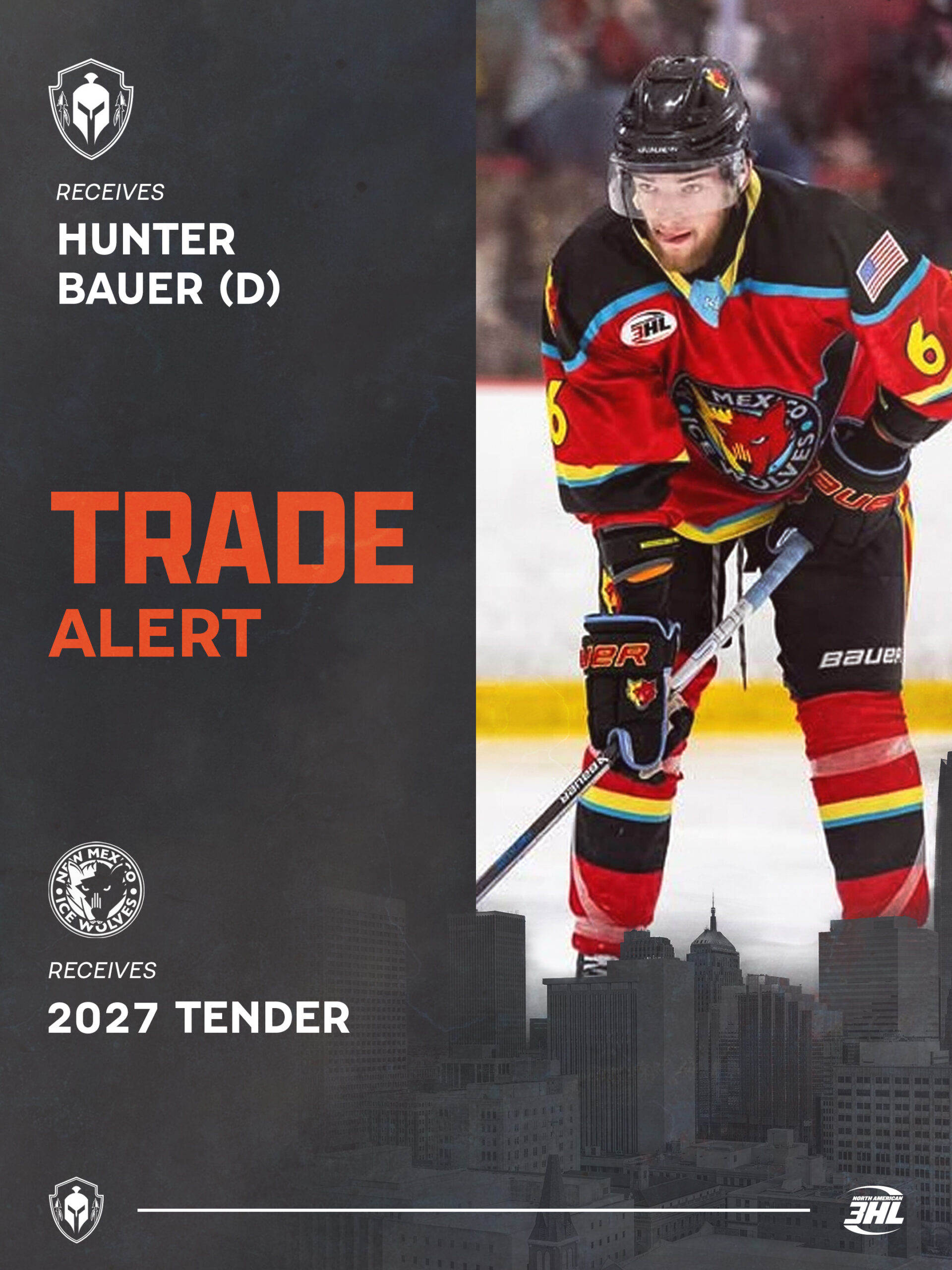Hunter Bauer Trade NA3 2026